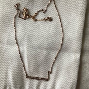 Touch Stone Crystal by Swarovski bar necklace